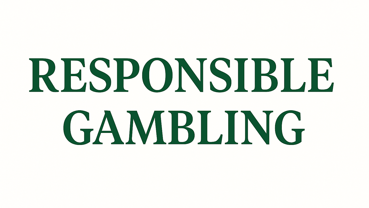 Responsible Gambling Policy