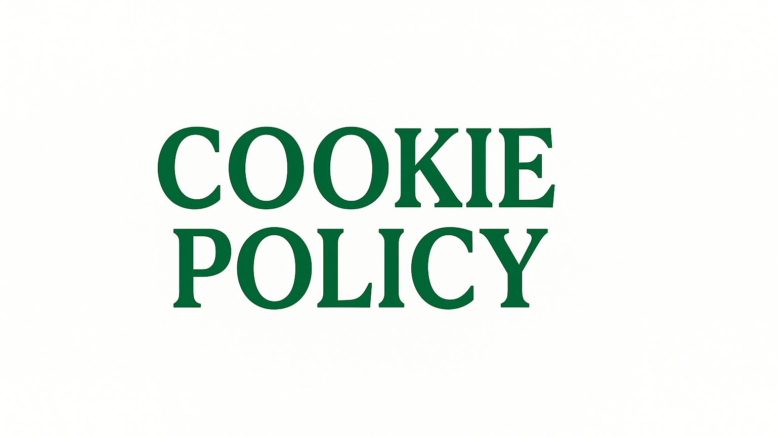 Cookie Policy