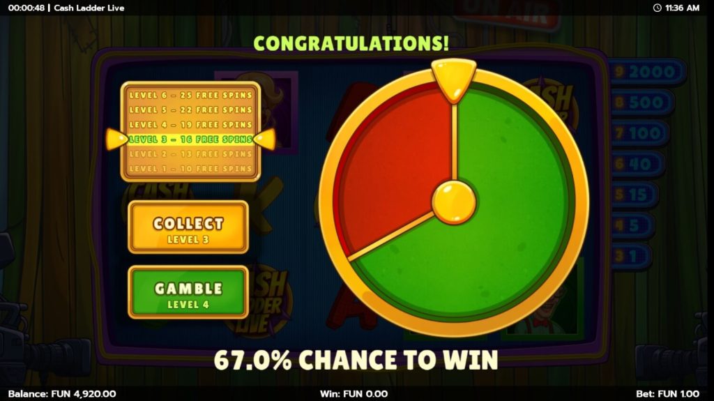 Cash Ladder Live