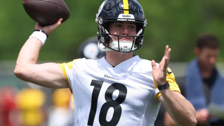 Pittsburgh Steelers quarterback Will Howard