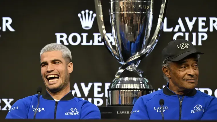 Carlos Alcaraz, Yannick Noah