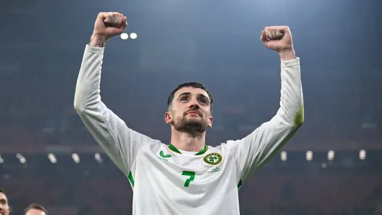 Troy Parrott of Republic of Ireland