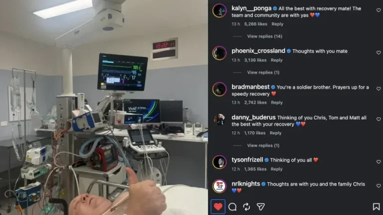 Knights fan hospital messages
